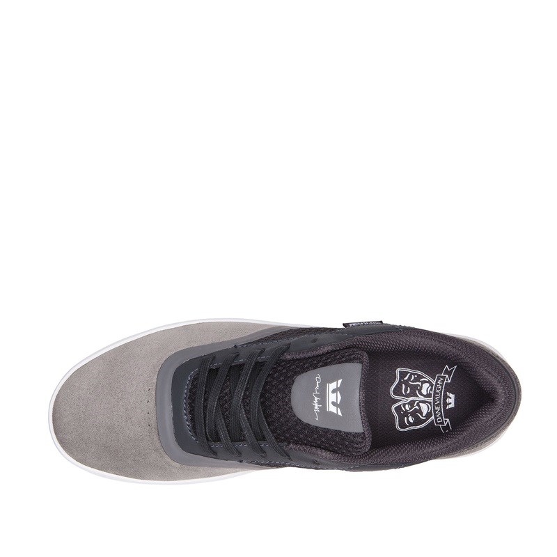 Buy Supra Shoes NZ Latest Supra Saint Womens Low Tops Shoes Grey Supra Footwear NZ